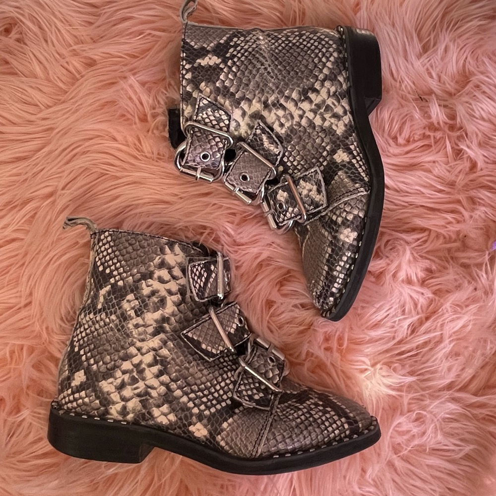 Steve Madden Snake Skin Boots